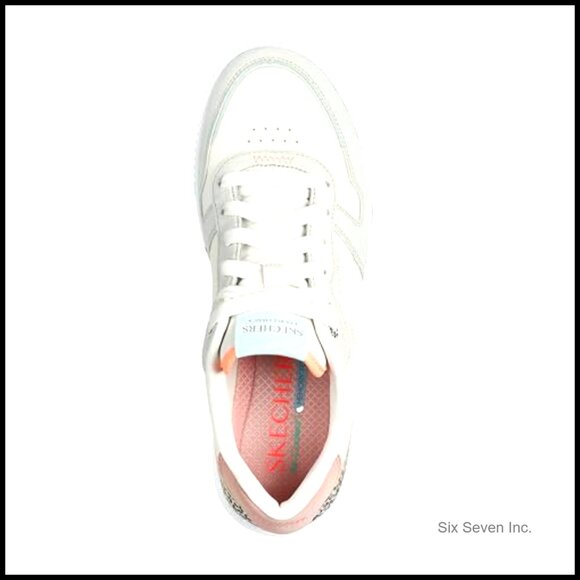 Classic Court Sneakers Elegant Lace-Up Memory Foam Comfort Casual Wear - Picture 3 of 6